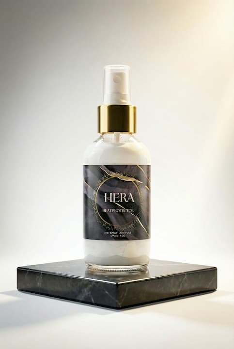 Heat Protectant Bottle